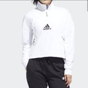 Adidas quarter zip top XS